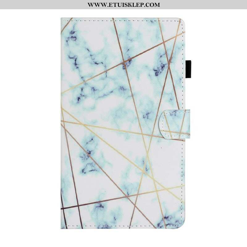 Etui Folio do Samsung Galaxy Tab A7 Lite Marmur